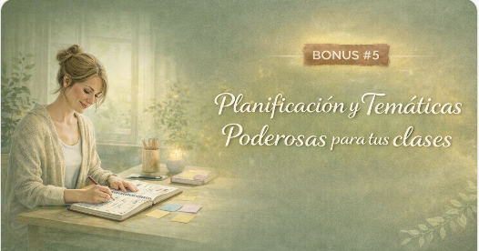 Planificación y temáticas para tus clases